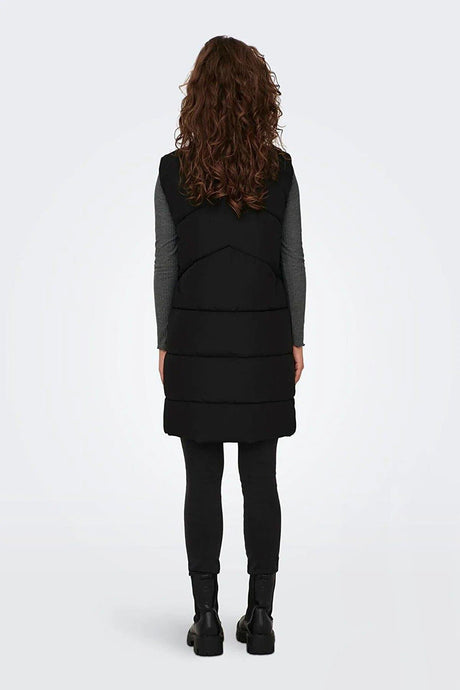 only onlmatilde long waistcoat otw noos 15274066 - Siyah