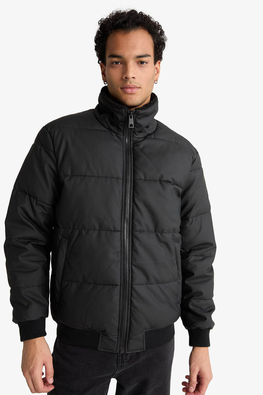 Defacto Erkek Pu Mont C5857Ax - Siyah