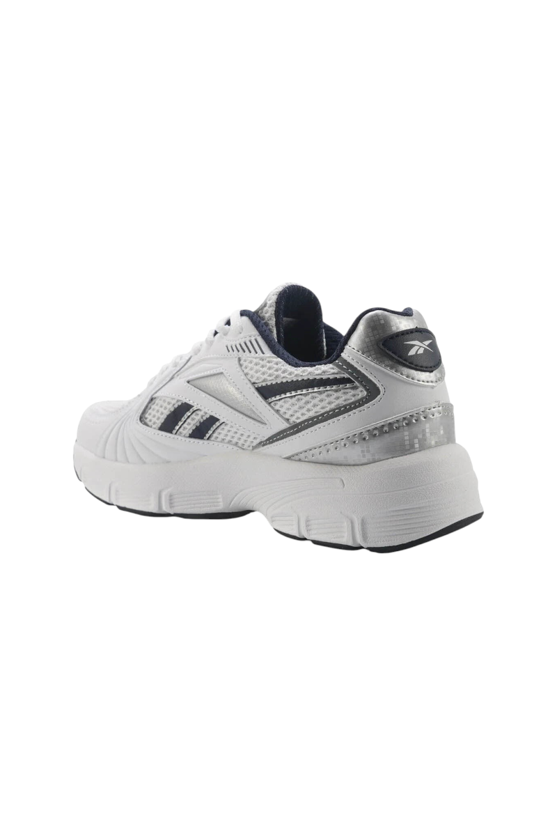 Sporline Reebok DEX2000 beyaz tekstil erkek sneaker, yan ve arka detaylı spor ayakkabı tasarımı