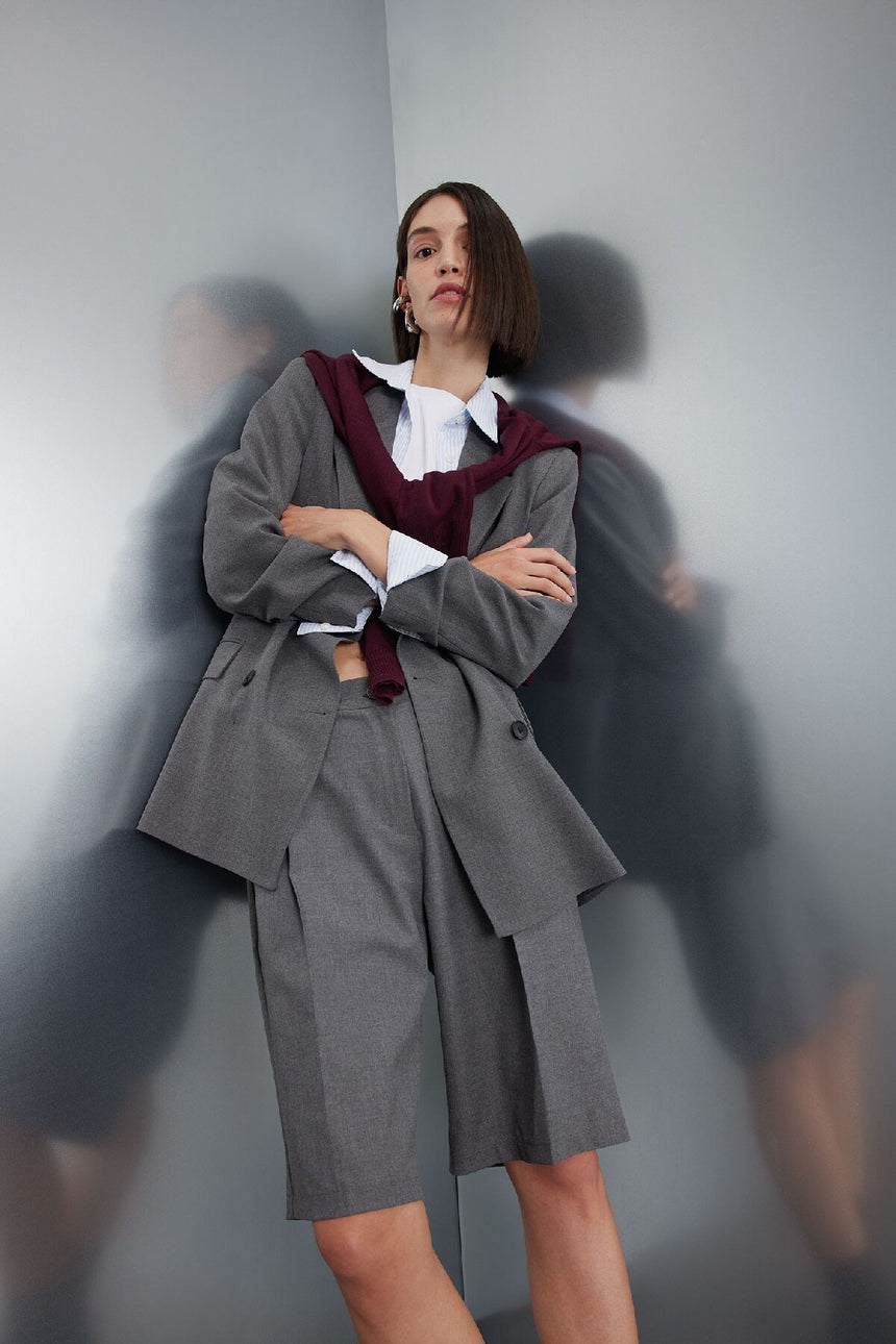Defacto Kadın Blazer C2575Ax - Antrasit