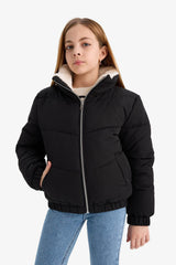 Defacto Çocuk Mont C5390A8 - Siyah