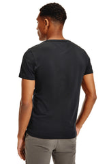 Tommy Hilfiger ERKEK CORE TOMMY LOGO TEE MW0MW11465 - Sİyah