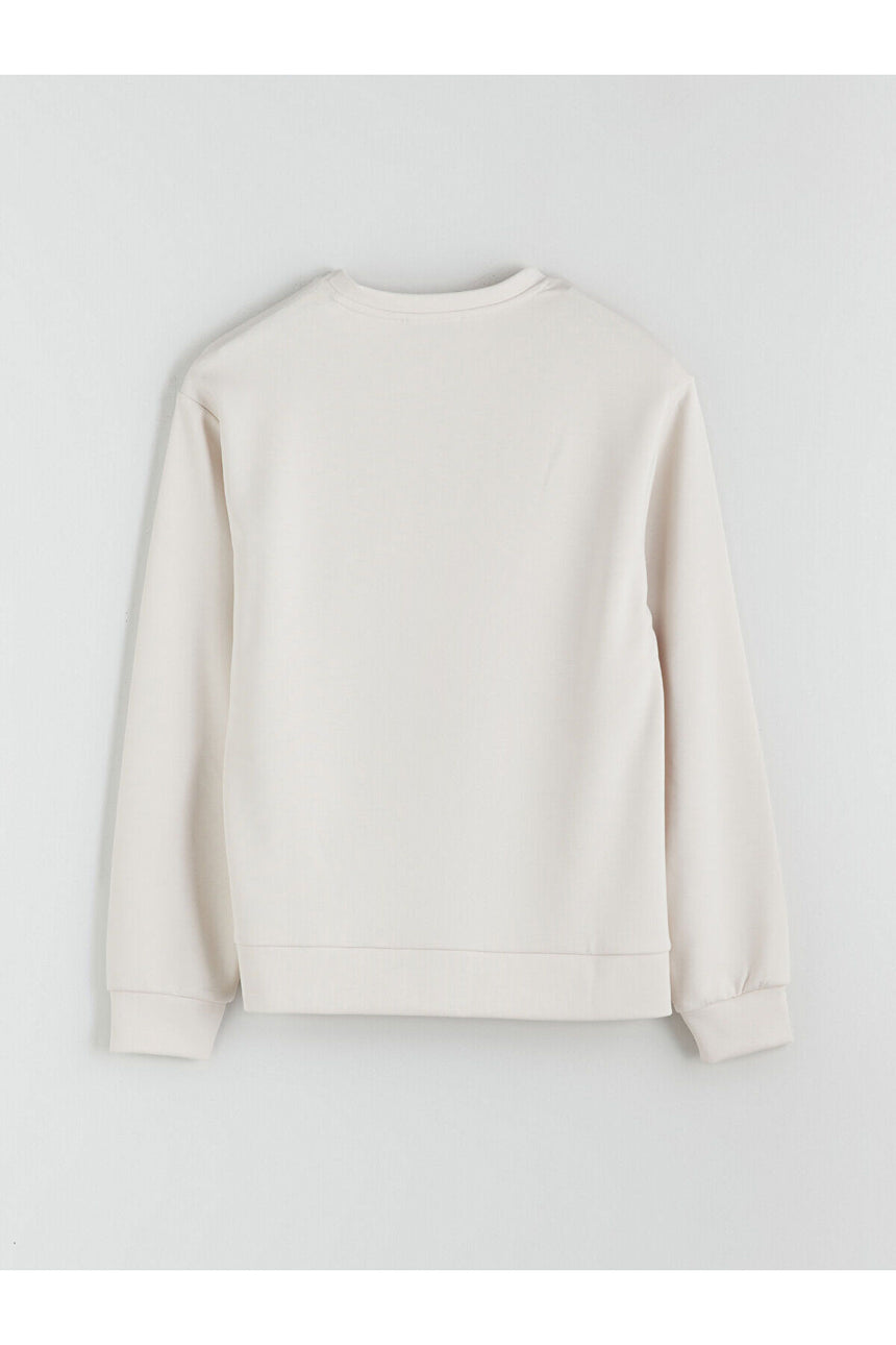 LC Waikiki Kadın Sweatshirt W5K794B8 - Açık Gri