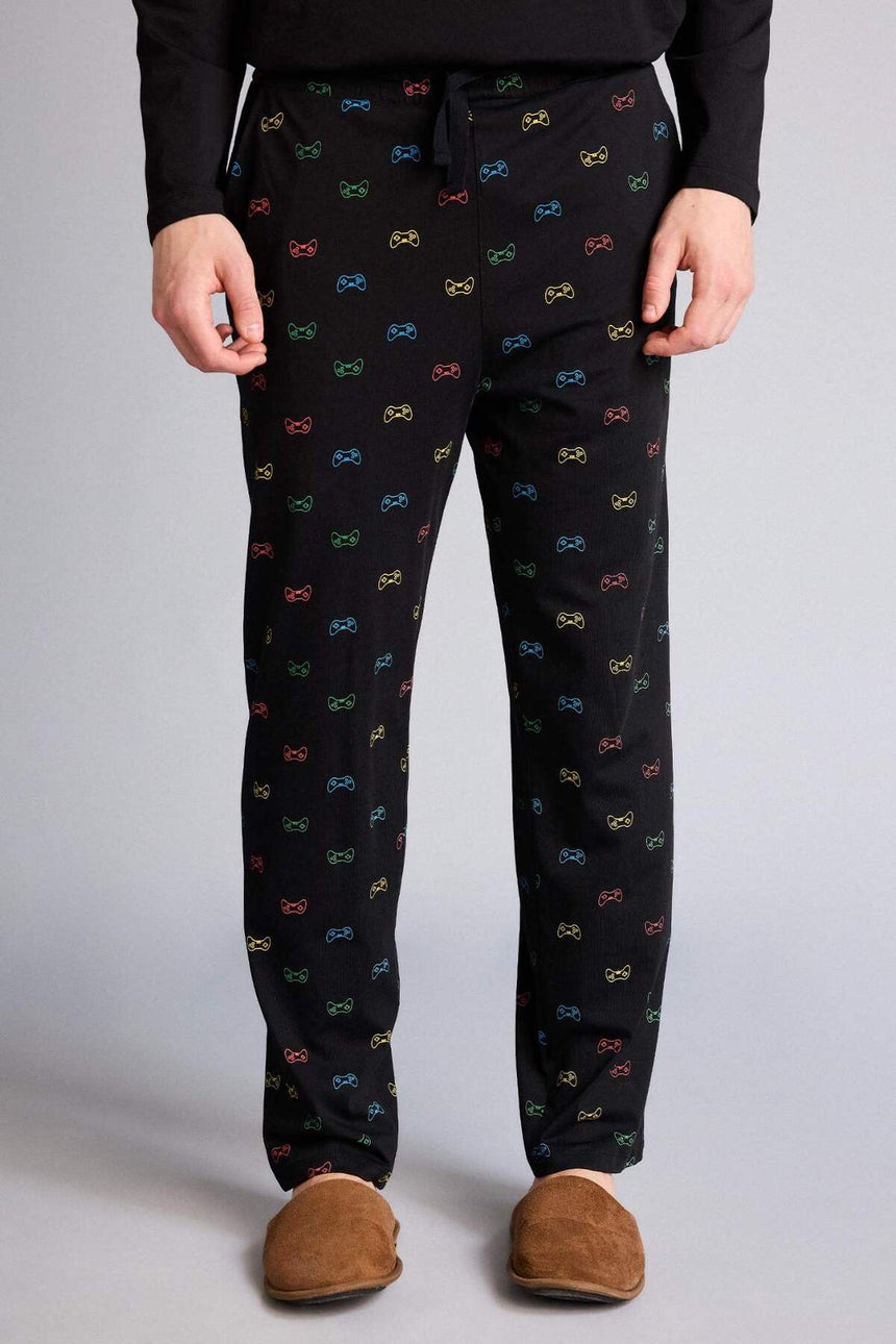 Defacto Erkek Homewear G8125AX - Siyah