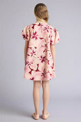 Defacto Çocuk Woven Dress G7085A8 - Pembe
