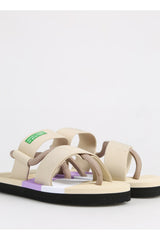 Benetton Kadın Sandalet BNI-10214 - Bej