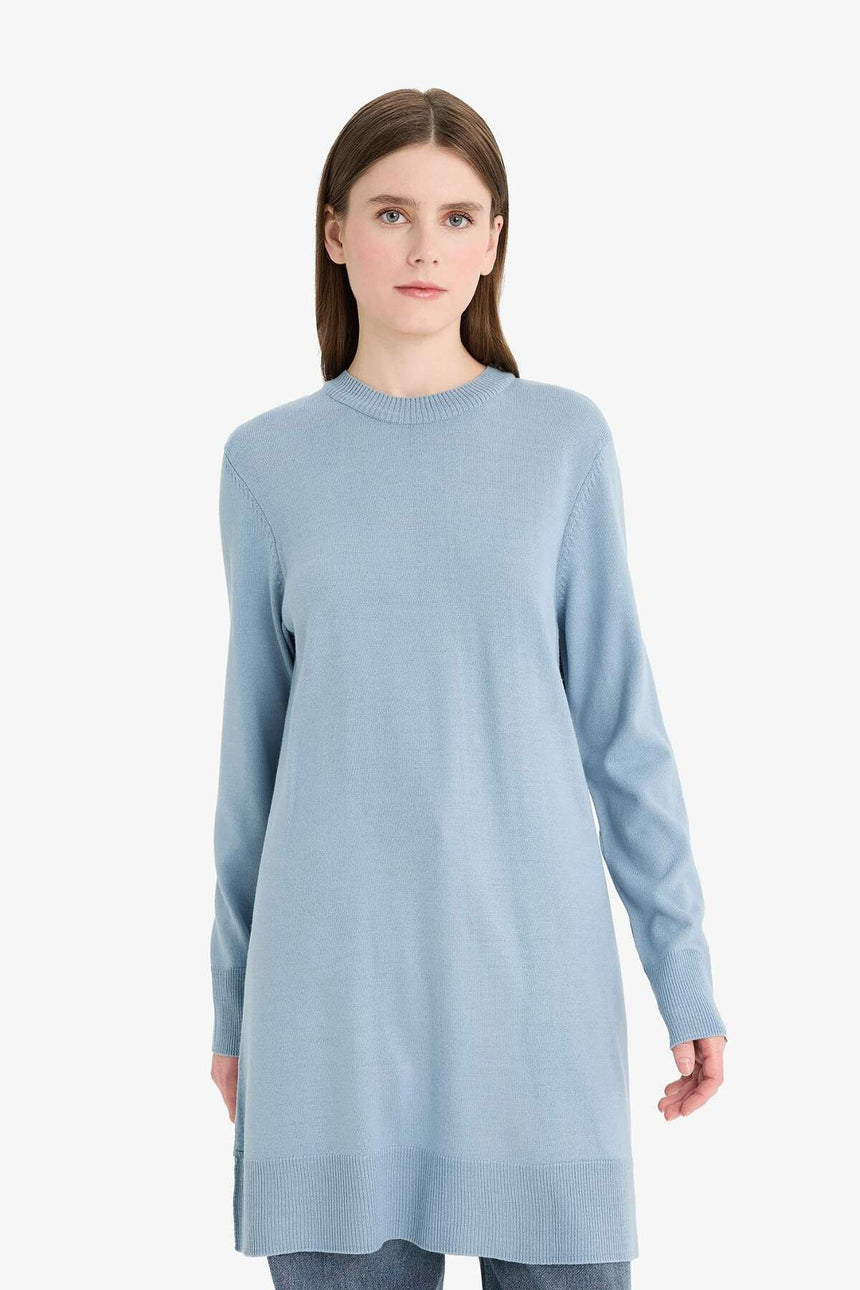 Defacto Kadın Tunic H3431Az - Açık Mavi