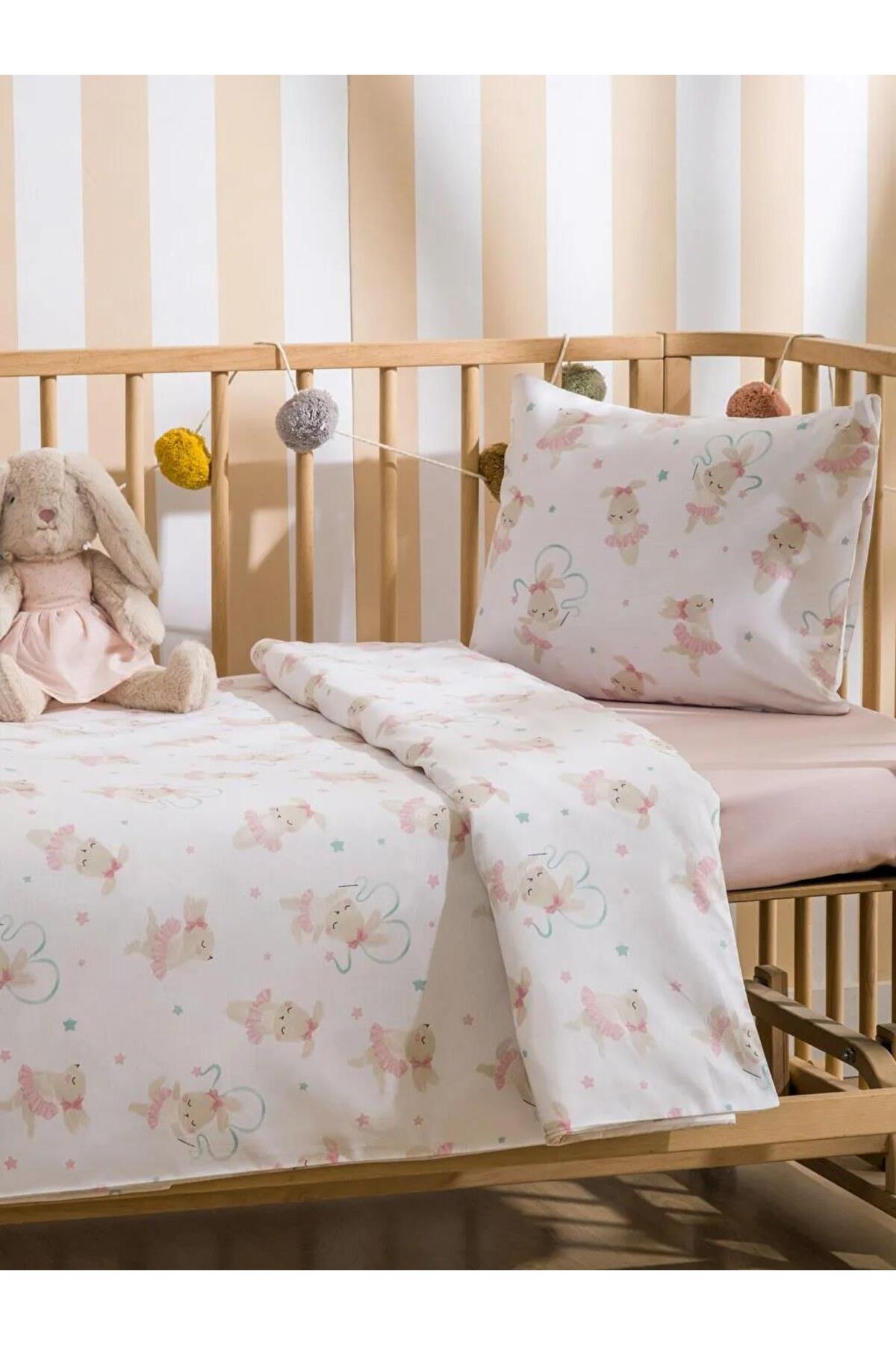 LC Waikiki Home Tavşan Baskılı Bebek Nevresim Takımı S6KR04B1 - Karışık