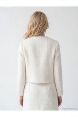 LCW KADIN S6OD27B8 CKT,CHANY-JACKET-TR - Ekru