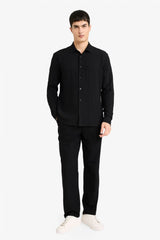 Defacto Erkek Woven Top D7246AX - Siyah