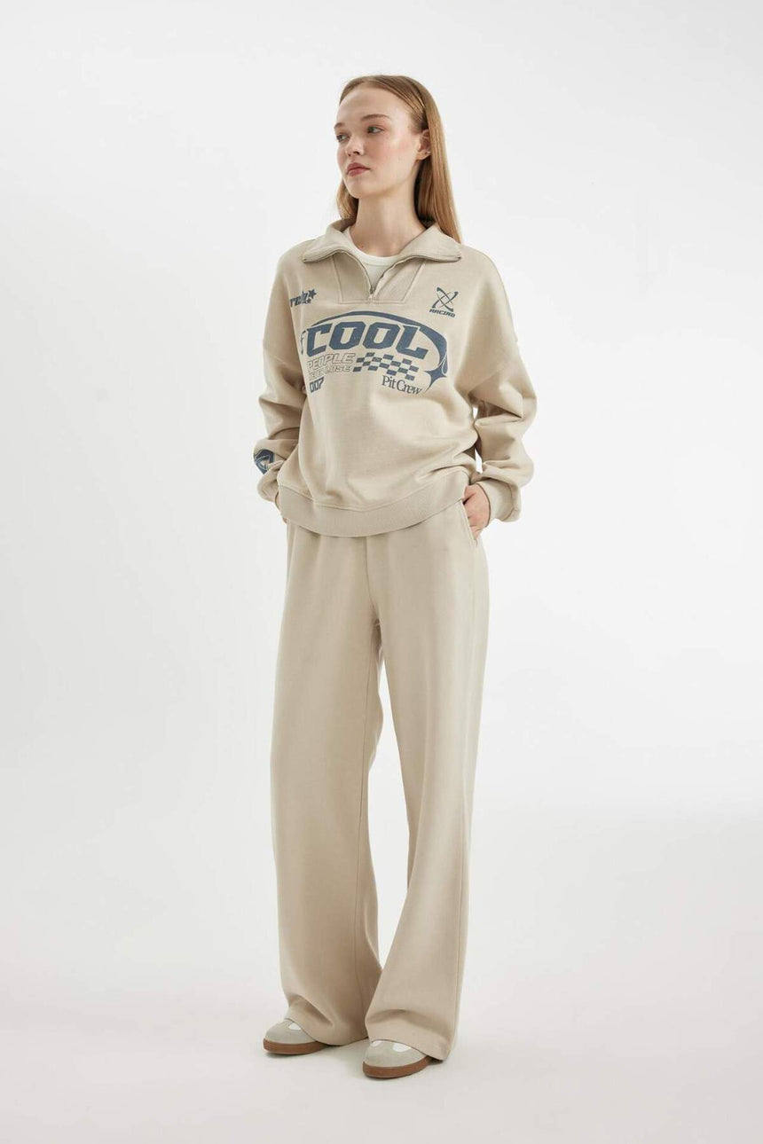 Defacto Kadın Trousers B3345Ax - Kum Beji