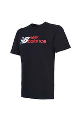 NEW BALANCE ERKEK T-SHİRT MNT1354 - Siyah