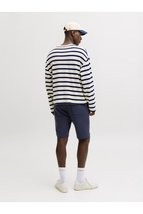JACK&JONES JPSTGORDON BRANDON SWEAT SHORTS MID 12292136 - Koyu Lacivert
