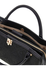 GUESS KADIN AUDREY LOGO SML GFRND SATCHEL HWJG9755060 - Siyah