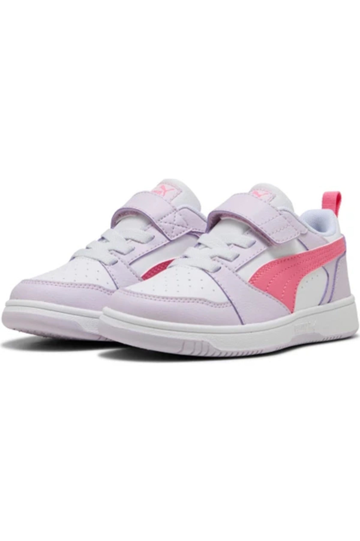 Puma Rebound 39741922 Lo Ac+ Ps Çocuk Sneaker - Lila Pembe Beyaz
