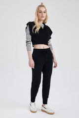 Defacto Kadın Trousers R1701Az - Siyah