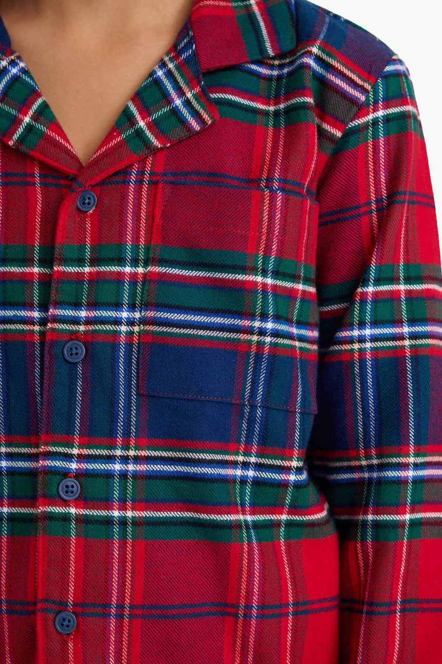 Defacto Çocuk Knitted Pyjamas F0983A8 - Kırmızı