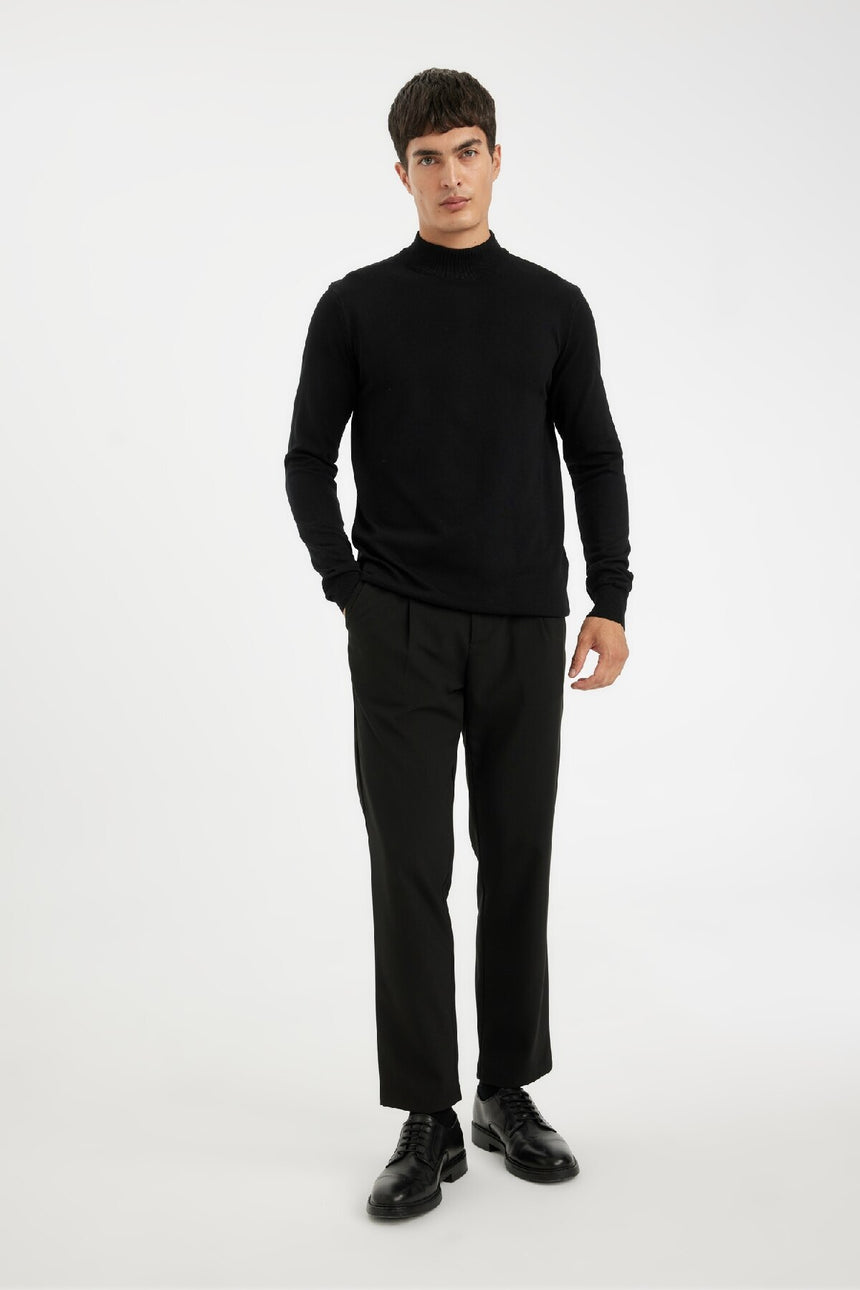 Defacto Erkek Pullover A5282Ax - Siyah