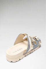 GUESS KADIN FAXONA2 FLTFX2FAB03 - Krem