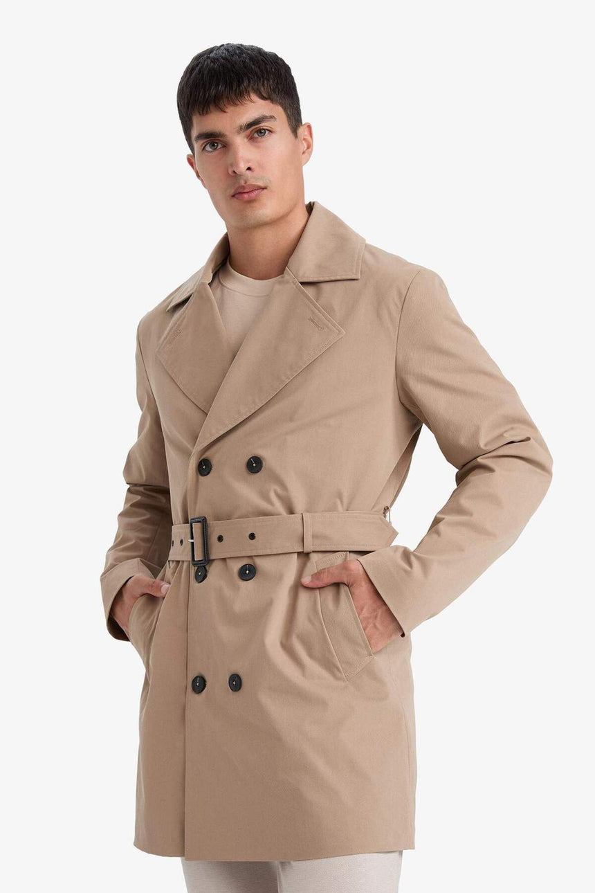 Defacto Erkek Outer Wear D5528AX - Açık Kahve