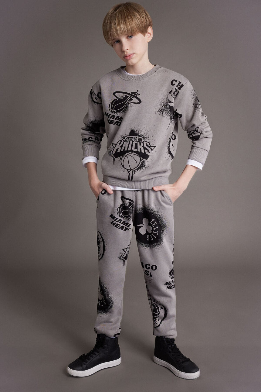 Defacto Çocuk Sweat Shirt Y4130A6 - Gri