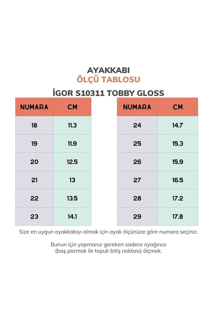 İGOR ÇOCUK TOBBY GLOSS GLITTER S10308 - Transparan/ Şeffaf Simli