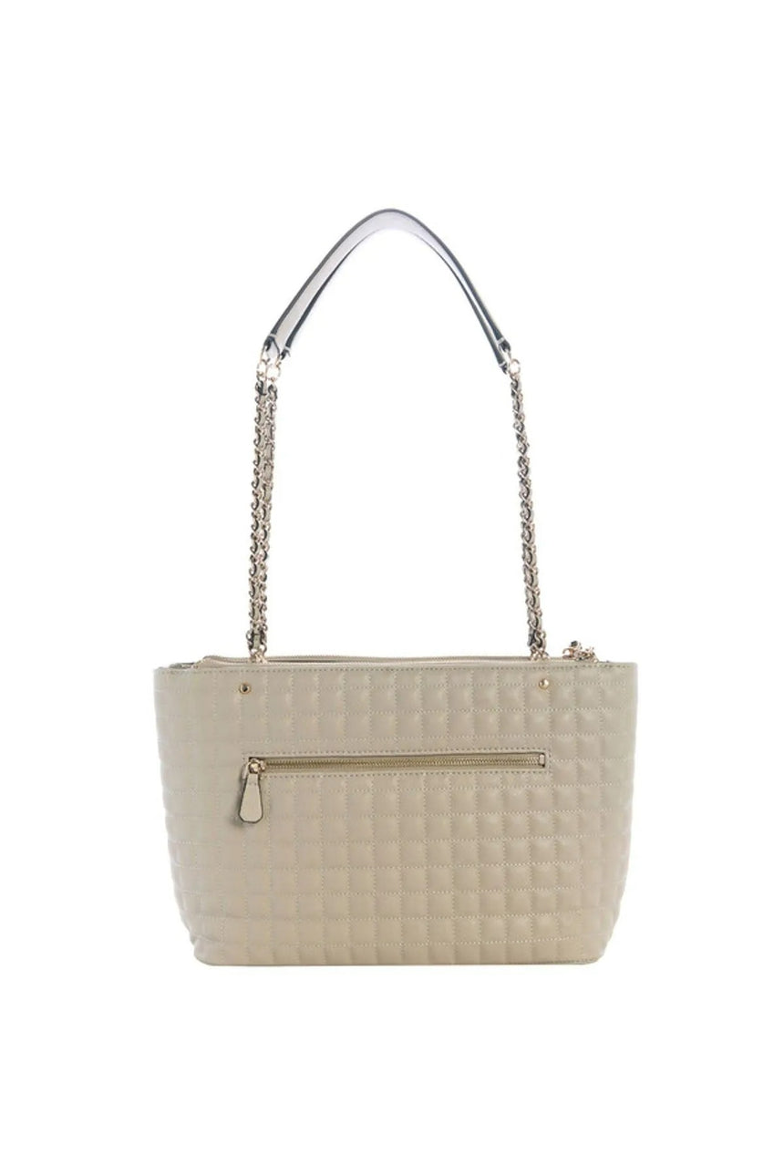 GUESS KADIN NADIRA STATUS TOTE HWQG8424220 - Açık Bej / Krem
