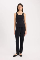 Defacto Kadın Trousers L3164Az - Siyah