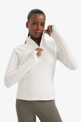 Defacto Kadın Long Sleeve T-Shirt B0811AX - Ekru
