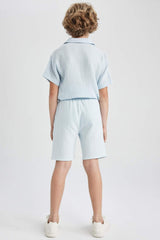 Defacto Boy Short Z5370A6 - Açık Mavi