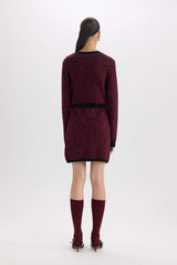 Defacto Kadın Cardigan D8510AX - Bordo