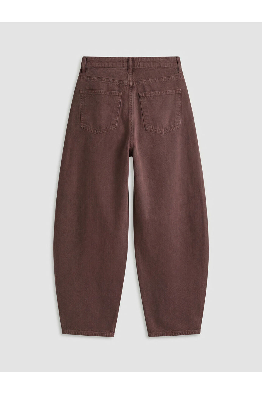 LCW KADIN S6D117B8 PNT,ASOS-BARREL-TYP - Bordo