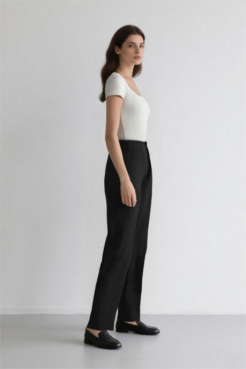 Defacto Kadın Trousers C2020Ax - Siyah