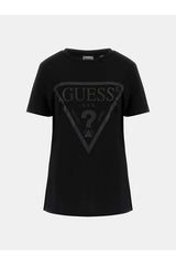 GUESS KADIN ADELE SS CN TEE V2YI07K8HM0 - Siyah
