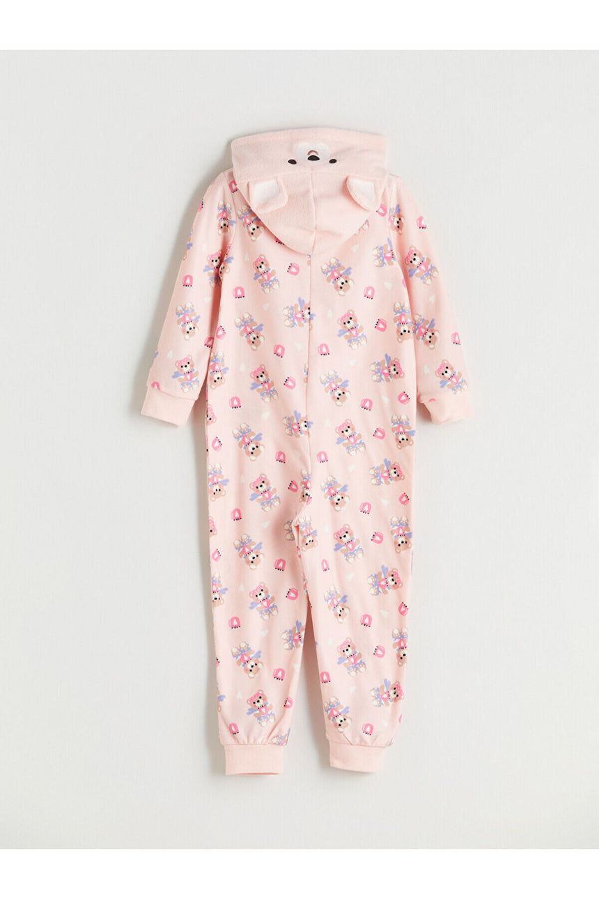 LCW ÇOCUK W53510B1 TLM,T-BEARLI-Z1 - Açık Pembe
