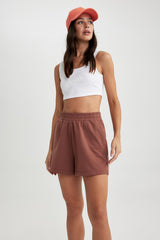 Defacto Kadın Short Z5071Az - Kahverengi