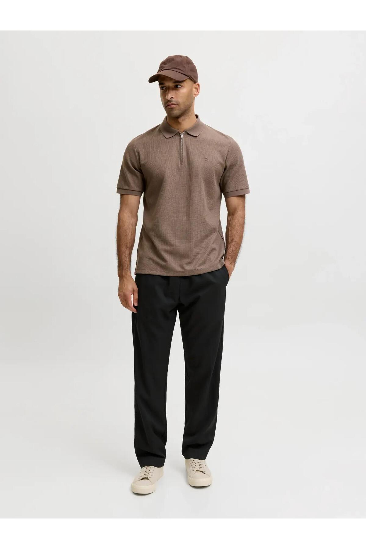 Jack & Jones Kane Toby Erkek Büyük Beden Jogger Pantolon 12298912 - Siyah