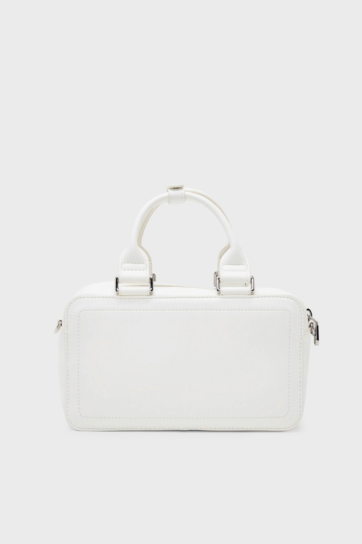 Calvin Klein Bold CK Bauletto Crossbody Kadın Omuz Çantası LV04F3411G - Beyaz