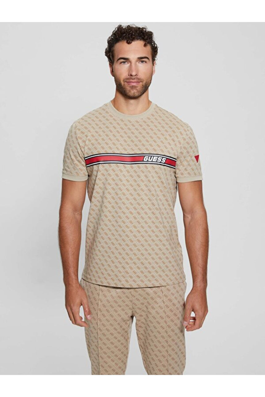 GUESS ERKEK JAMEY T-SHIRT Z2BI09J1314 - Bej