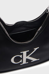 Calvin Klein Bold CK Small Crescent Bag Kadın Omuz Çantası LV04F3561G - Siyah