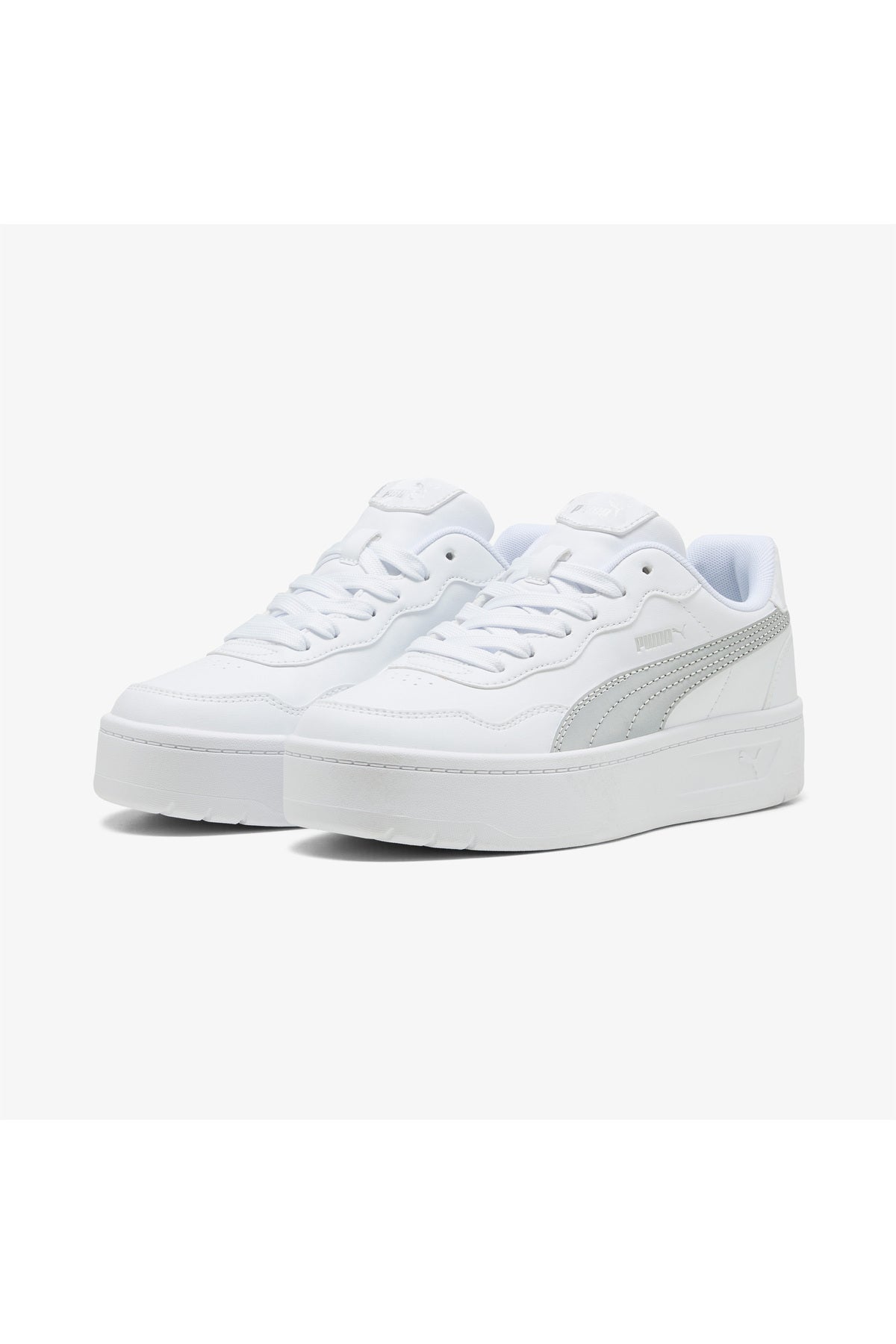Puma Court Lally Skye Dayinight 40429502 Kadın Sneaker - Beyaz
