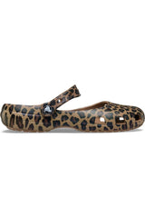 CROCS Classic Animal Ballet 212478 - Sarı/ Açık Kahverengi