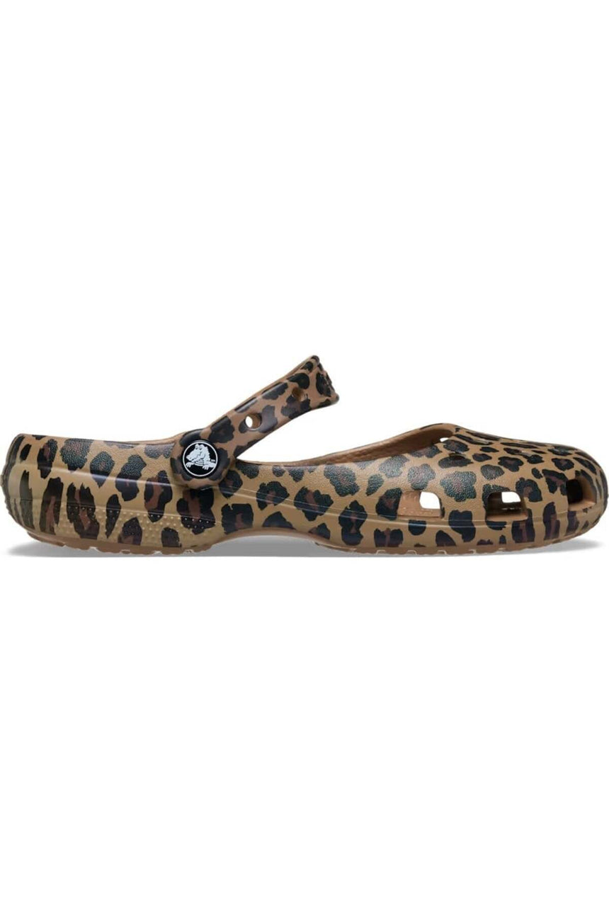 CROCS Classic Animal Ballet 212478 - Sarı/ Açık Kahverengi