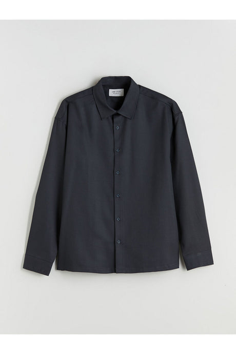 LCW ERKEK W5I464F8 UK.GMK,V-TENCEL - Petrol Mavisi