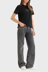Calvin Klein Kadın SS CLASIC MONOLOGO TEE LV047F831G - Siyah