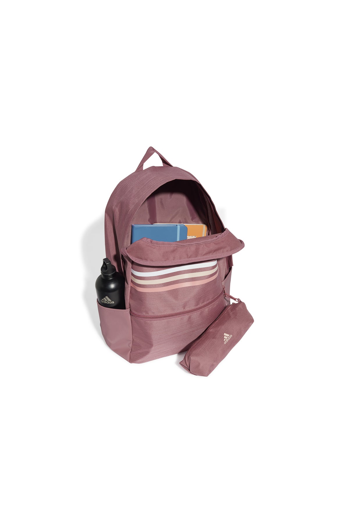 adidas Classic 3-Stripes Unisex Sırt Çantası IZ1897 - Bordo Pembe