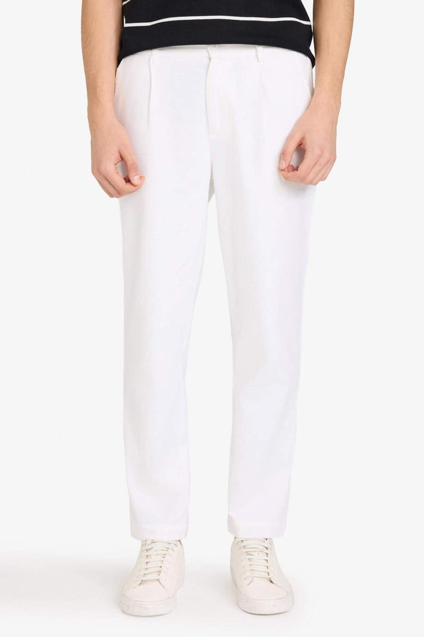 Defacto Erkek Trousers D4251AX - Beyaz