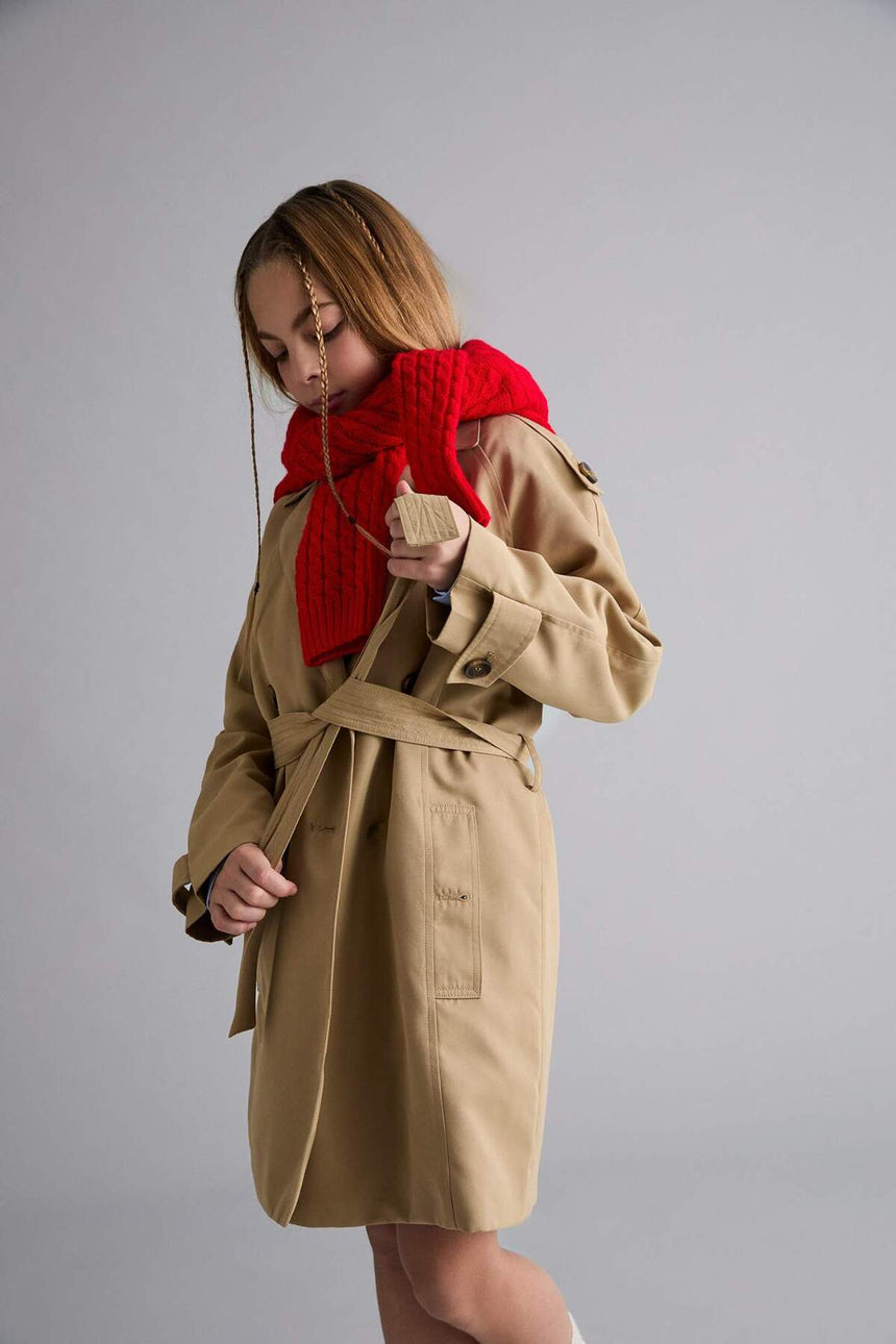 Defacto Çocuk Trenchcoat E7642A8 - Kahverengi