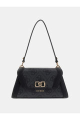 Guess Karnilla Logo Kadın El Çantası HWOS9901190 - Ekru / Krem