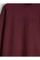 LC Waikiki Kadın Sweatshirt W5M855D8 - Koyu Mor